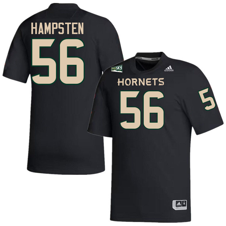 Dylan Hampsten SAC State Jersey,Sacramento State Hornets #56 Dylan Hampsten Jersey-Black